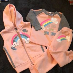 Three piece toddler Sweatsuit